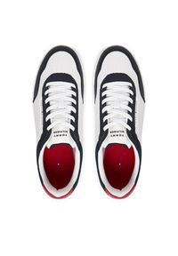 TOMMY HILFIGER - Tommy Hilfiger Sneakersy Basket Core Lite Lth Block FM0FM05713 Biały. Kolor: biały. Materiał: skóra #2