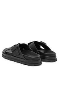 Pollini Klapki SA28134G0MTD0000 Czarny. Kolor: czarny. Materiał: skóra