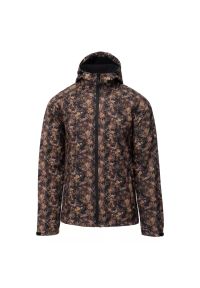 Kurtka męska Softshell Magnum Hidden - brązowa, Rozmiar XXL. Kolor: brązowy. Materiał: softshell. Sezon: zima, lato. Sport: outdoor, turystyka piesza, fitness #1