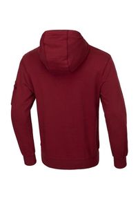 PITBULL - Bluza męska Pitbull rozpinana z kapturem Terry Everts. Typ kołnierza: kaptur. Kolor: czerwony, wielokolorowy, brązowy. Sport: fitness #2