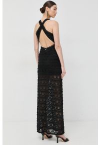Guess sukienka kolor czarny maxi prosta. Okazja: na co dzień. Kolor: czarny. Długość rękawa: na ramiączkach. Typ sukienki: proste. Styl: casual. Długość: maxi #4
