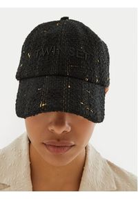 TwinSet - TWINSET Czapka z daszkiem 242TO5431 Czarny. Kolor: czarny. Materiał: materiał #6