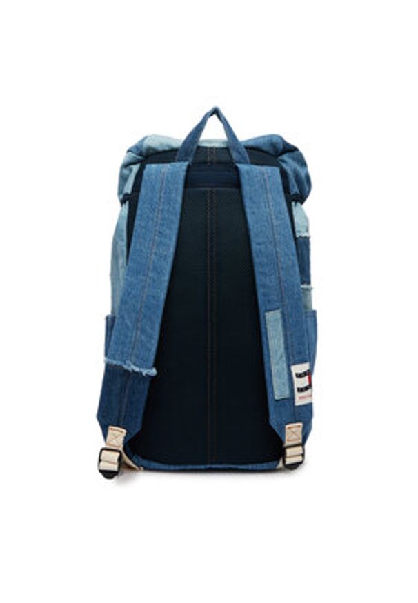 Tommy Jeans Plecak Tjm Denim Patchwork Backpack AM0AM14268 Niebieski. Kolor: niebieski. Materiał: materiał