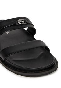 MICHAEL Michael Kors Klapki Mandy Flat Sandal 40S5MAFS2L Czarny. Kolor: czarny. Materiał: skóra #5