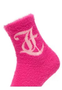 Juicy Couture Zestaw 2 par wysokich skarpet damskich JCAXS225719 Kolorowy. Materiał: poliester, materiał. Wzór: kolorowy #4