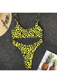 Intica - Strój kąpielowy bikini szybkoschnący z solidnym topem na lato Marys. Materiał: materiał