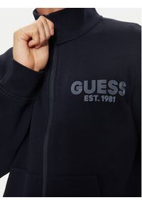 Guess Bluza M4YQ80 K9Z21 Granatowy Regular Fit. Kolor: niebieski. Materiał: syntetyk, bawełna