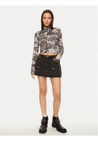 One Teaspoon Spódnica mini Sloane 26668 Czarny Regular Fit. Kolor: czarny. Materiał: bawełna #3