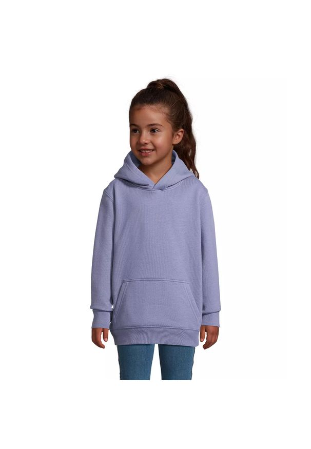 SOL'S - Bluza z kapturem dla dzieci Sol's Condor. Typ kołnierza: kaptur. Kolor: niebieski