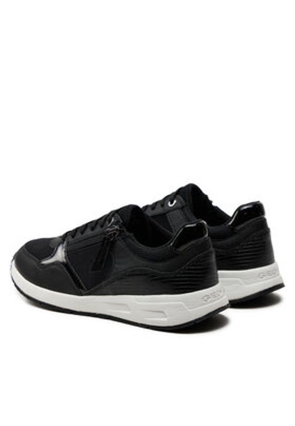 Geox Sneakersy D Bulmya D36NQB 0BC11 C9999 Czarny. Kolor: czarny. Materiał: skóra