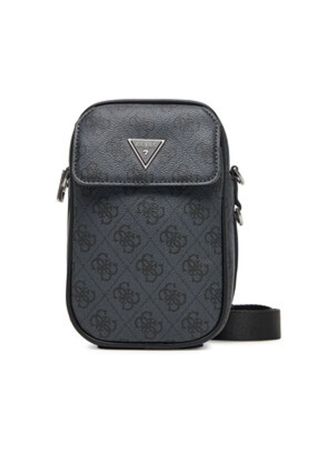 Guess Saszetka HMMILO P5425 Szary. Kolor: szary. Materiał: skóra