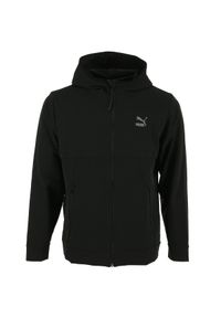 Bluza męska z kapturem Puma CLSX+ FZ. Typ kołnierza: kaptur. Kolor: czarny. Sport: bieganie