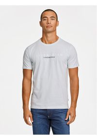 Lindbergh T-Shirt 30-400200 Błękitny Relaxed Fit. Kolor: niebieski. Materiał: bawełna