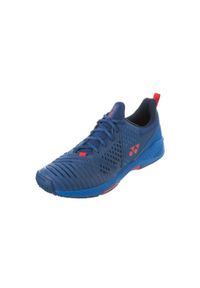 YONEX - Buty tenisowe męskie Yonex Power Cushion Sonicage 3 clay. Kolor: czerwony, niebieski, wielokolorowy. Sport: tenis #1