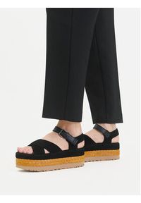 Ugg Espadryle W Aubrey Ankle Strap 1167471 Czarny. Kolor: czarny. Materiał: zamsz, skóra #3