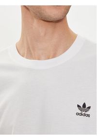 Adidas - adidas T-Shirt Trefoil Essentials IZ2098 Biały Regular Fit. Kolor: biały. Materiał: bawełna #3