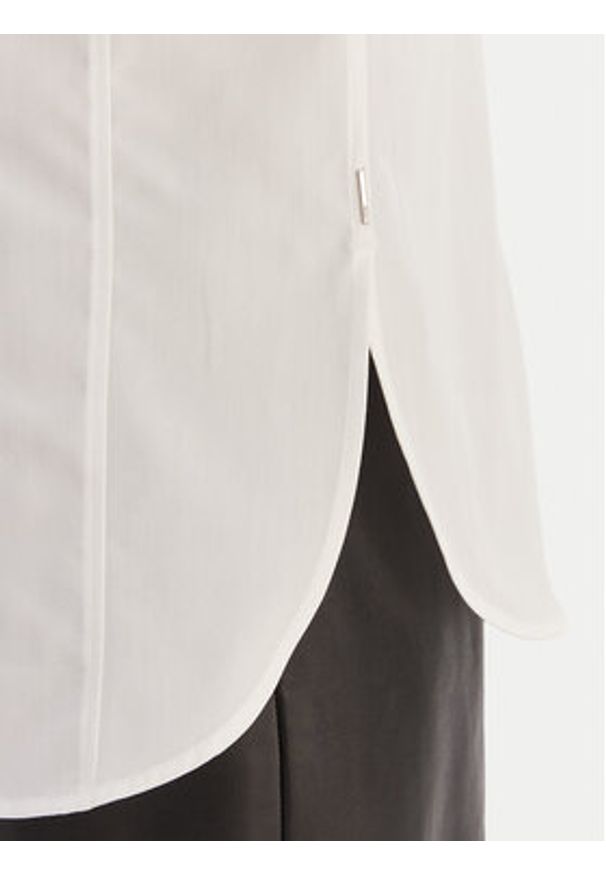 BOSS Koszula Bireny 50553703 Biały Slim Fit. Kolor: biały. Materiał: bawełna