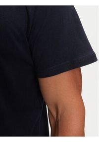 Tommy Jeans T-Shirt Essential Flag DM0DM20740 Granatowy Slim Fit. Kolor: niebieski. Materiał: bawełna
