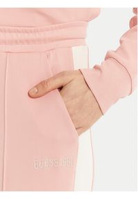 Guess Spodnie dresowe V5RB00 KCO72 Różowy Regular Fit. Kolor: różowy. Materiał: syntetyk #3