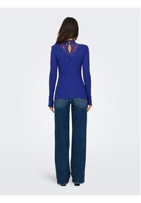 only - ONLY Bluzka Luxi 15310698 Niebieski Regular Fit. Kolor: niebieski. Materiał: syntetyk #3