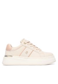 TOMMY HILFIGER - Sneakersy Tommy Hilfiger. Kolor: beżowy #1