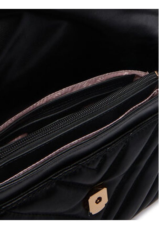 Liu Jo Torebka Lunny AF5188 E0426 Czarny. Kolor: czarny. Materiał: skórzane