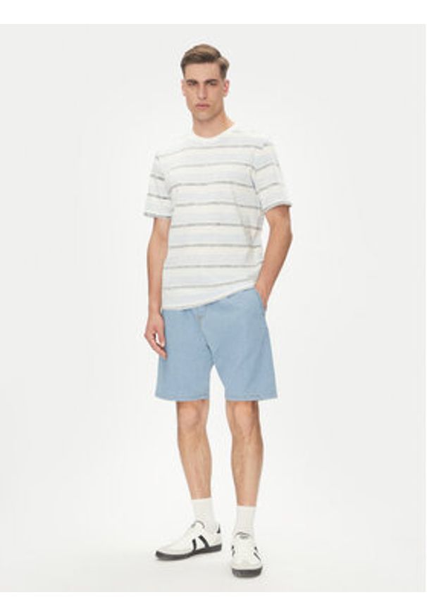 Jack & Jones - Jack&Jones Szorty jeansowe Tony 12270251 Niebieski Relaxed Fit. Kolor: niebieski. Materiał: bawełna