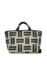 Karl Lagerfeld - Torebka KARL LAGERFELD. Kolor: beżowy