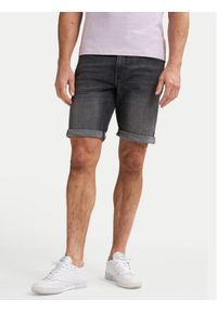 Petrol Industries Szorty jeansowe M-1050-SHO002 Szary Regular Fit. Kolor: szary. Materiał: bawełna