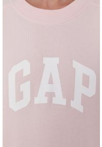 GAP - Bluza. Kolor: różowy. Wzór: nadruk #5