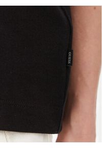 Guess Jeans T-Shirt W5GI29 K8HM0 Czarny Regular Fit. Kolor: czarny. Materiał: bawełna
