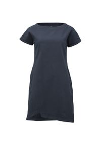 ZENZIMAT - LOAP Dikla sukienka damska XS, 100% bawełna. Kolor: niebieski. Materiał: bawełna. Typ sukienki: sportowe, asymetryczne. Styl: sportowy #1