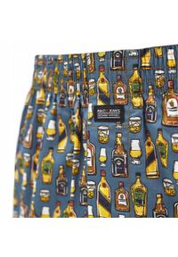 Męskie Bokserki Bawełniane - Pako Jeans - w Butelki i Kufle. Kolor: wielokolorowy. Materiał: bawełna #4