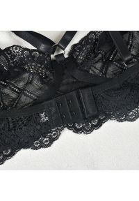 Intica - Komplet bielizny tiulowej z koronką na wyjątkowe okazje Alise. Kolor: niebieski. Materiał: tiul, koronka. Wzór: koronka #3