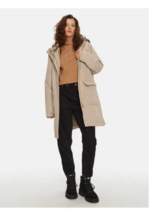 Regatta Parka Sabinka II RWP404 Beżowy Regular Fit. Kolor: beżowy. Materiał: syntetyk