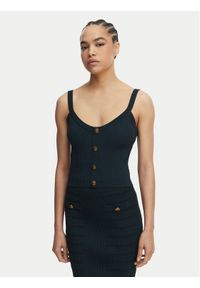 Guess Top W5YR10 Z0130 Zielony Regular Fit. Kolor: zielony. Materiał: syntetyk #1