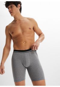 bonprix - Długie bokserki o wąskim kroju (3 pary). Kolor: niebieski. Długość: długie #2