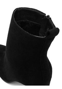 DeeZee Botki E-5133-6 Czarny. Kolor: czarny. Materiał: materiał #6