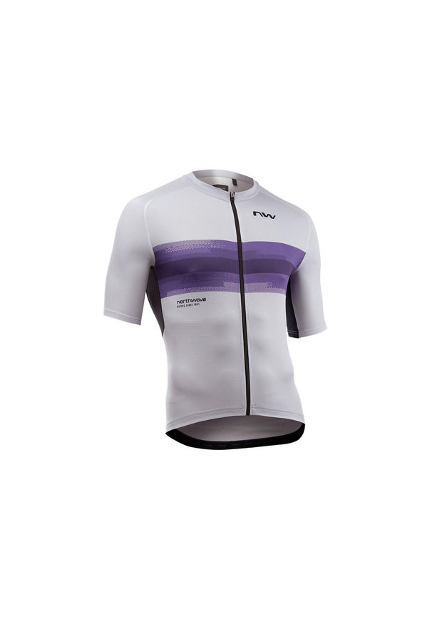 Koszulka rowerowa NORTHWAVE Force Evo Jersey. Kolor: fioletowy, wielokolorowy, szary. Materiał: jersey. Sport: kolarstwo