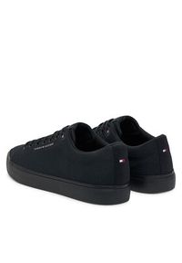 TOMMY HILFIGER - Tommy Hilfiger Tenisówki Hi Vulc Low Core Canvas FM0FM05396 Czarny. Kolor: czarny. Materiał: materiał #6