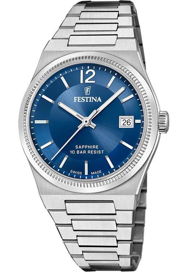 Zegarek Festina Zegarek damski Festina F20035-4 srebrny. Kolor: srebrny