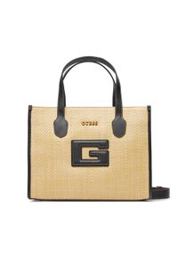 Guess Torebka G Status 2 Compartment Tote Galya HWWA91 98220 Beżowy. Kolor: beżowy