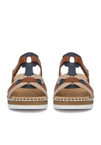 Rieker Klapki CEO-V1291-90 Brązowy jasny. Kolor: brązowy. Materiał: skóra #2