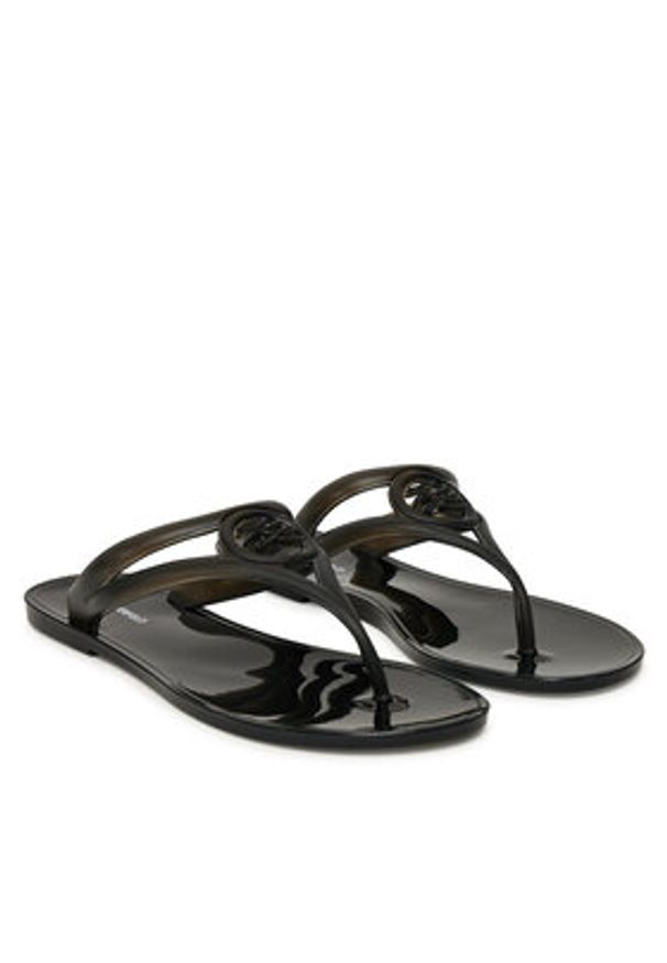 Karl Lagerfeld - KARL LAGERFELD Japonki Jelly Thong KL80007A Czarny. Kolor: czarny. Materiał: syntetyk