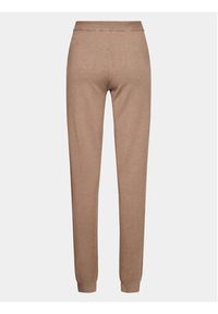 SELMARK - Selmark Komplet sweter i spodnie materiałowe Tricot P7773 Brązowy Regular Fit. Kolor: brązowy. Materiał: materiał, wiskoza #7