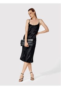 Simple Sukienka codzienna SUD002 Czarny Regular Fit. Okazja: na co dzień. Kolor: czarny. Materiał: wiskoza. Typ sukienki: proste. Styl: casual #3