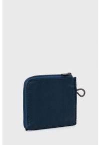 Jack Wolfskin portfel kolor granatowy. Kolor: niebieski. Materiał: materiał. Wzór: gładki