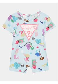 Guess Romper S4GG02 K6YW4 Zielony Regular Fit. Kolor: zielony. Materiał: bawełna