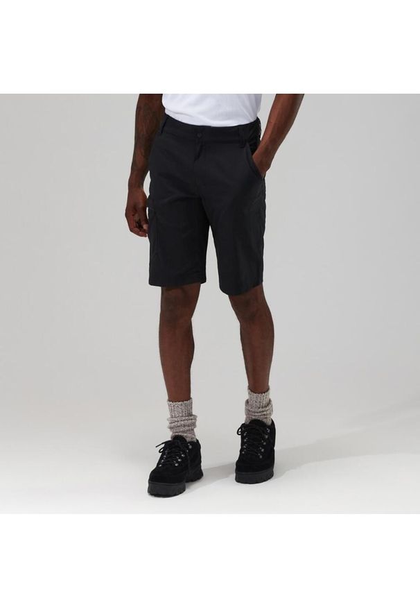 Spodenki męskie Berghaus Navigator 2.0 Short. Kolor: czarny. Sport: turystyka piesza