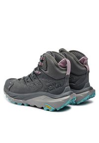 HOKA - Hoka Trekkingi Kaha 3 Gtx GORE-TEX 1123156 Szary. Kolor: szary. Materiał: nubuk, skóra #6
